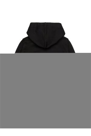 black cotton hoodie DIESEL KIDS | J02014KYAX3K900